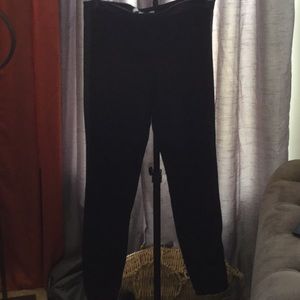 Leather trimmed leggings by DVF